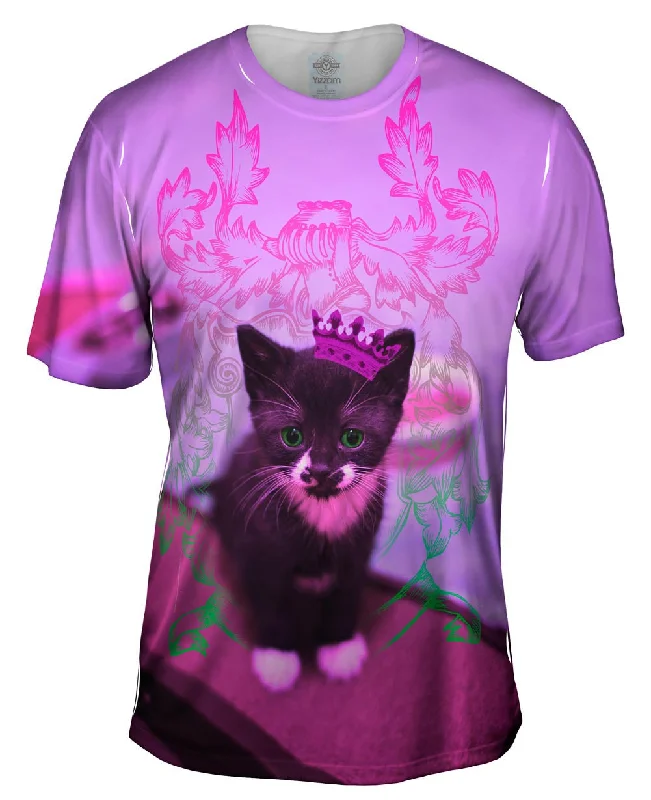 Men's tie - dye t - shirts with a bohemian styleRoyal Kitten