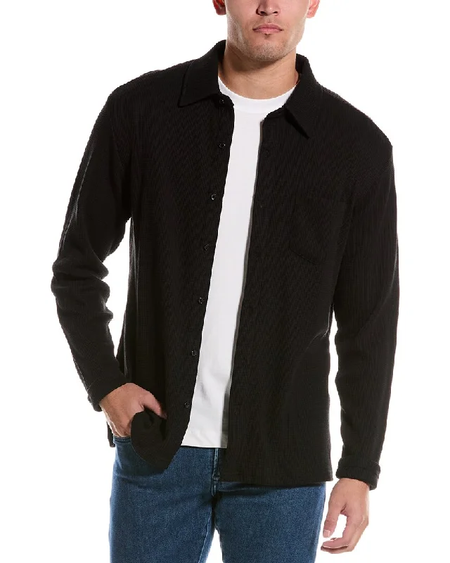 Men's long - sleeve henley t - shirts with button - down placketsSlate & Stone Waffle Knit Shirt
