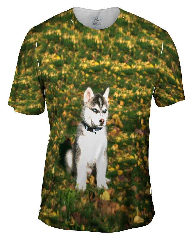 Men's thermal t - shirts with a high - neck design for cold weatherSmall Husky