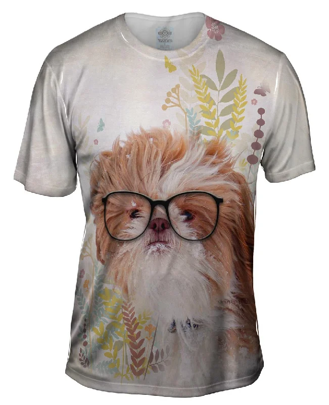 Men's UV - protection t - shirts for outdoor activities in the sunSnow Sheep Puppy