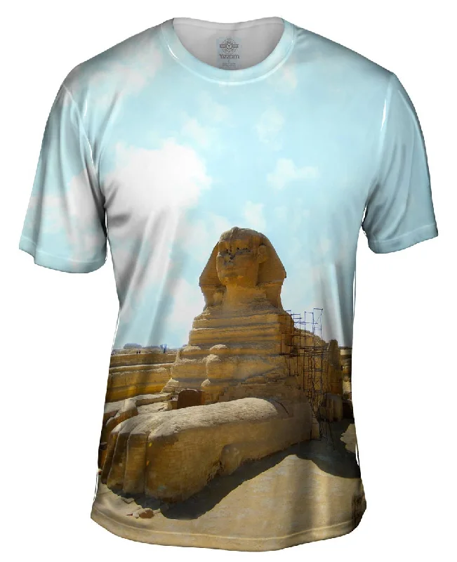 Men's UV - protection t - shirts for outdoor activities in the sunSphinx Solo Egypt