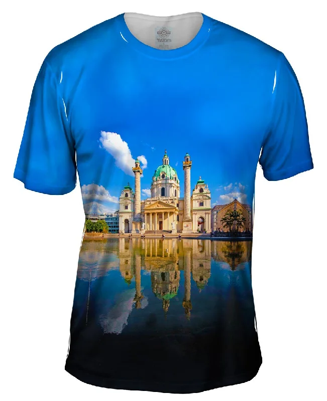 Men's thermal t - shirts with a high - neck design for cold weatherSt Charles Church - Vienna