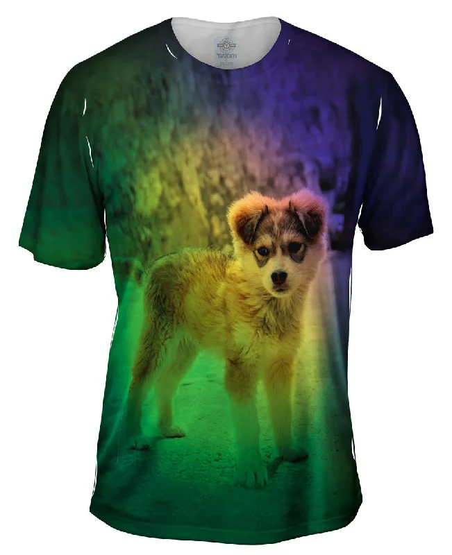 Men's short - sleeve linen t - shirts for summer beach outingsStreet Puppy