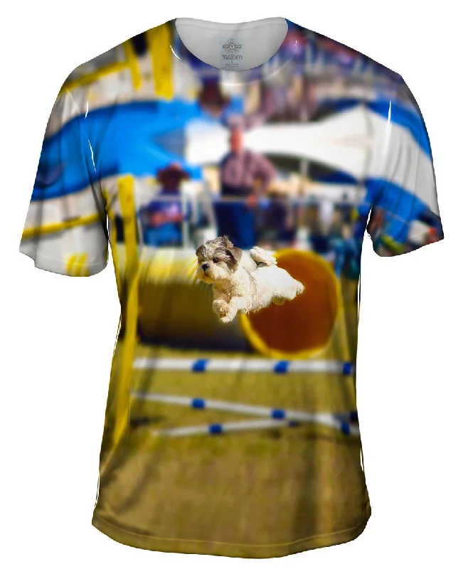 Men's eco - friendly recycled t - shirts for sustainable fashion choicesSuper Doggy