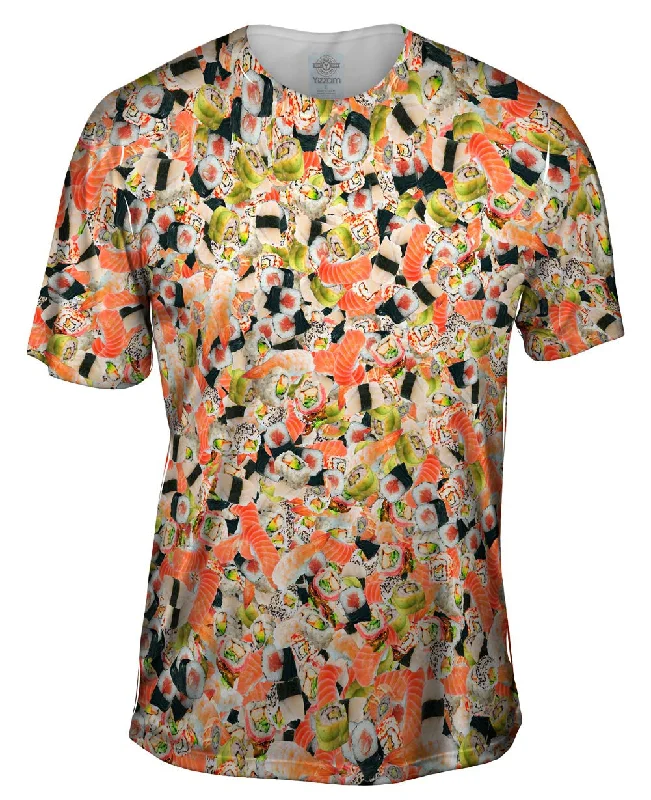 Men's moisture - wicking athletic t - shirts for intense workoutsSushi Grade Japanese