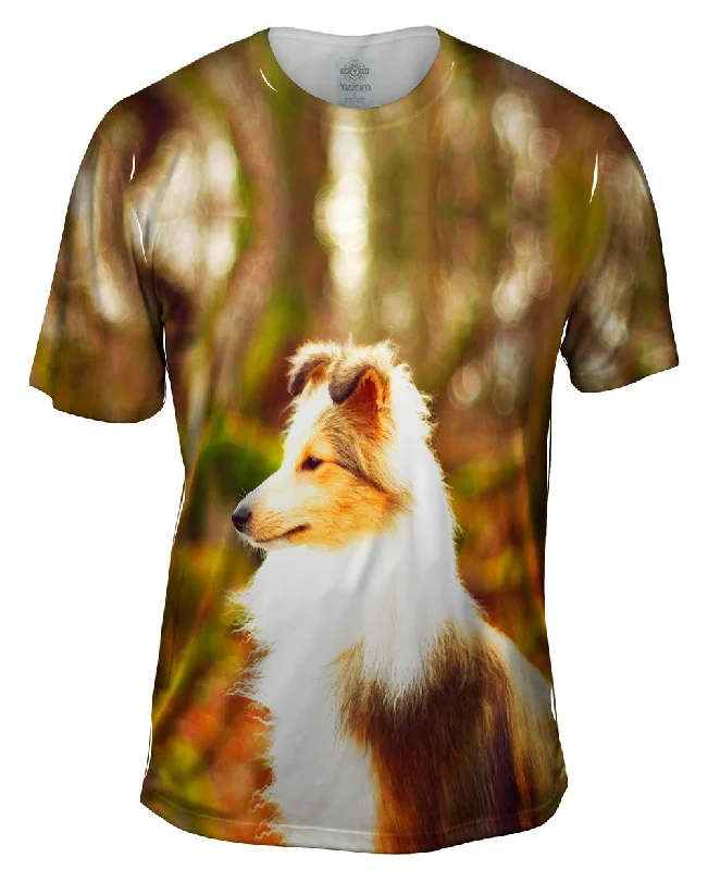 Men's eco - friendly recycled t - shirts for sustainable fashion choicesSwift Sheltie