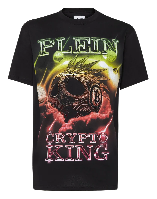 Men's tie - dye t - shirts with a bohemian styleT-shirt Round Neck SS