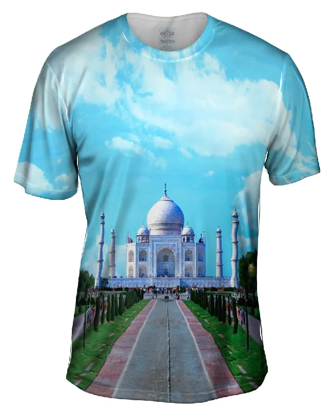 Men's antimicrobial t - shirts for odor - free freshness during travelTaj Mahal India