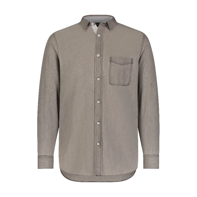Men's plus - size pocket t - shirts with a classic lookTencel Shirt