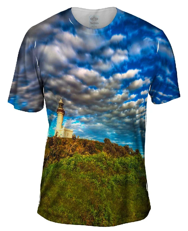 Men's lightweight performance t - shirts for running marathonsThe Yellow Lighthouse