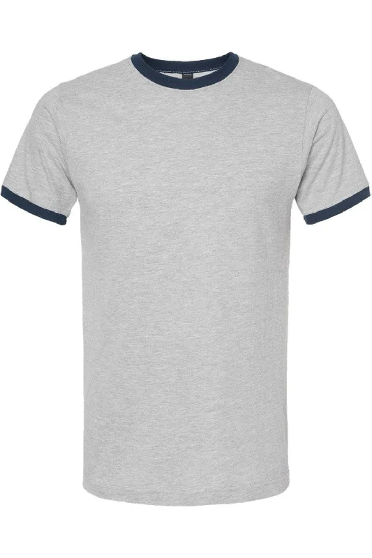 heather grey/ navy