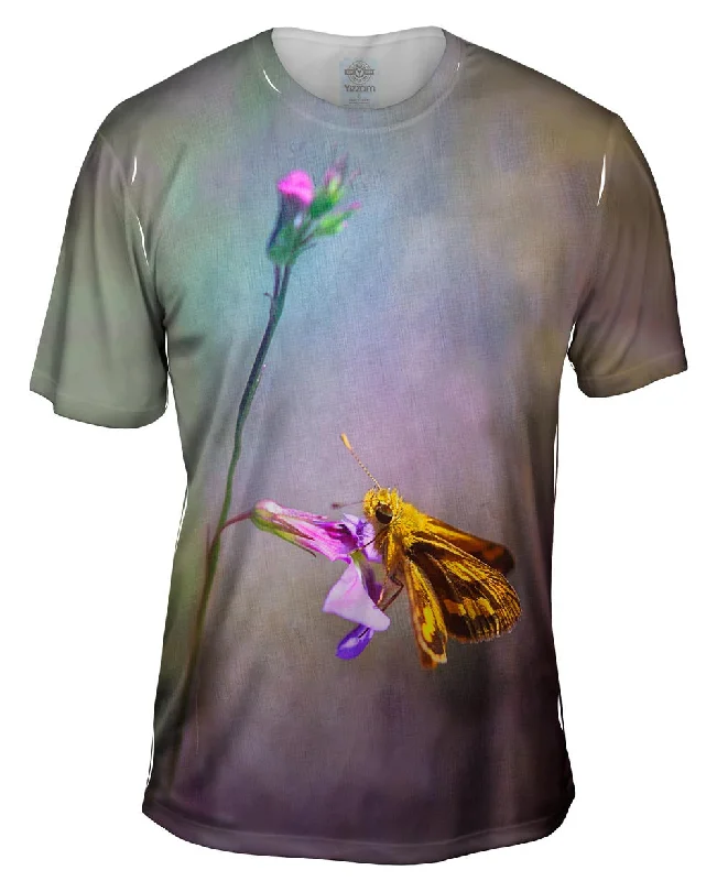 Men's UV - protection t - shirts for outdoor activities in the sunUltra Violet Butterfly