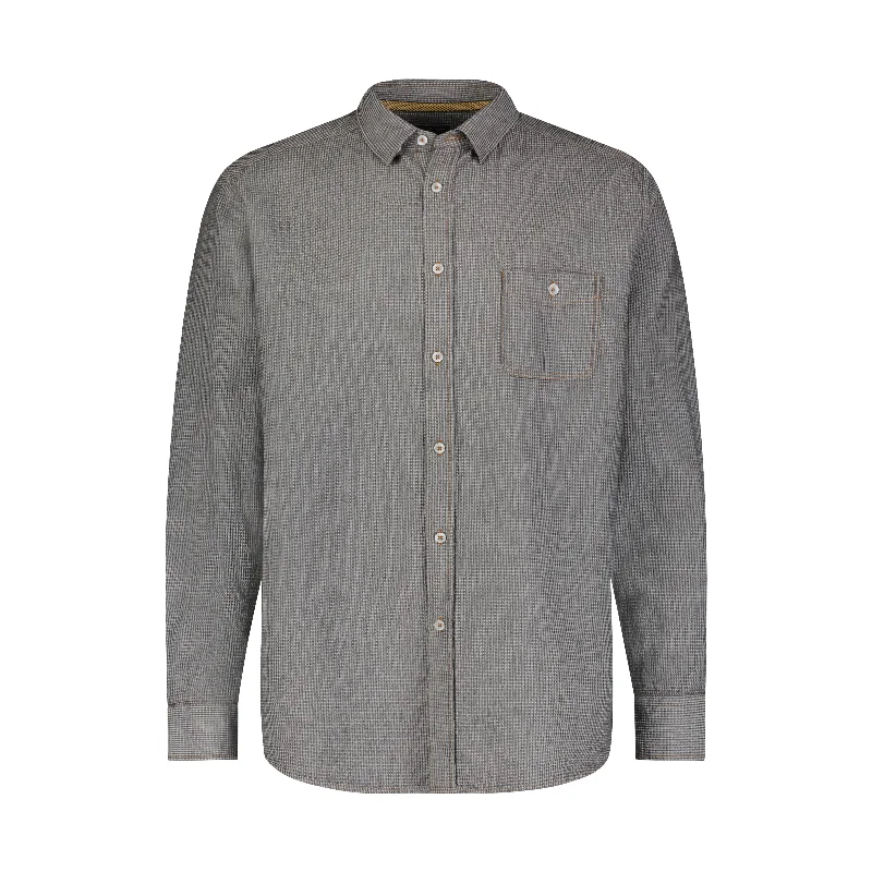 Men's thermal t - shirts with a high - neck design for cold weatherVintage Washed Waffle Shirt Men's thermal t - shirts with a high - neck design for cold weatherVintage Washed Waffle Shirt