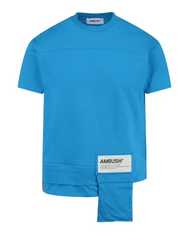 Men's slim - fit graphic t - shirts with vintage rock band printsWaist Pocket T-Shirt
