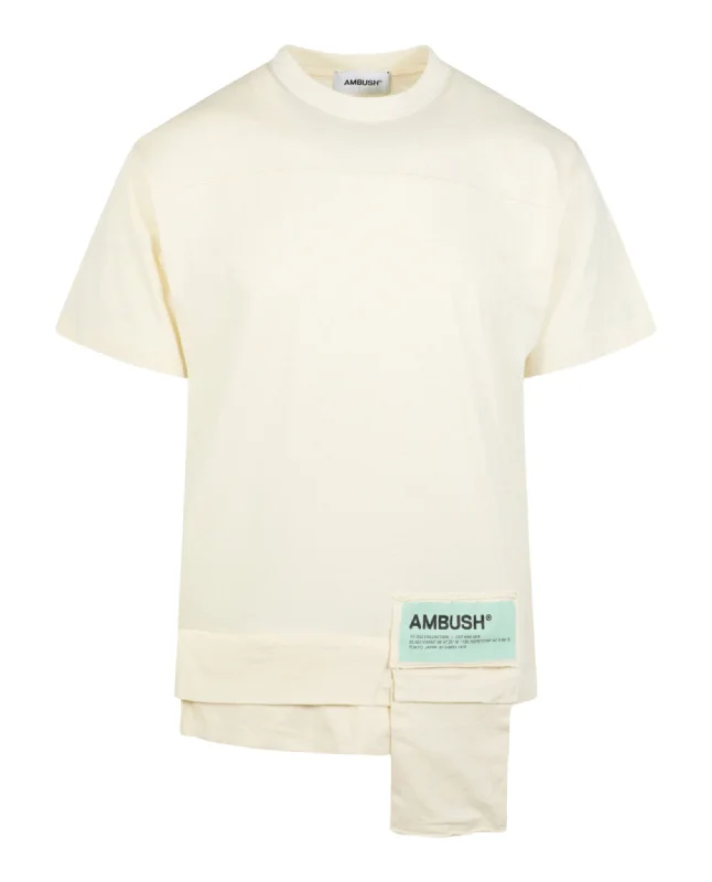 Men's smart - casual checkered t - shirts for semi - formal occasionsWaist Pocket T-Shirt